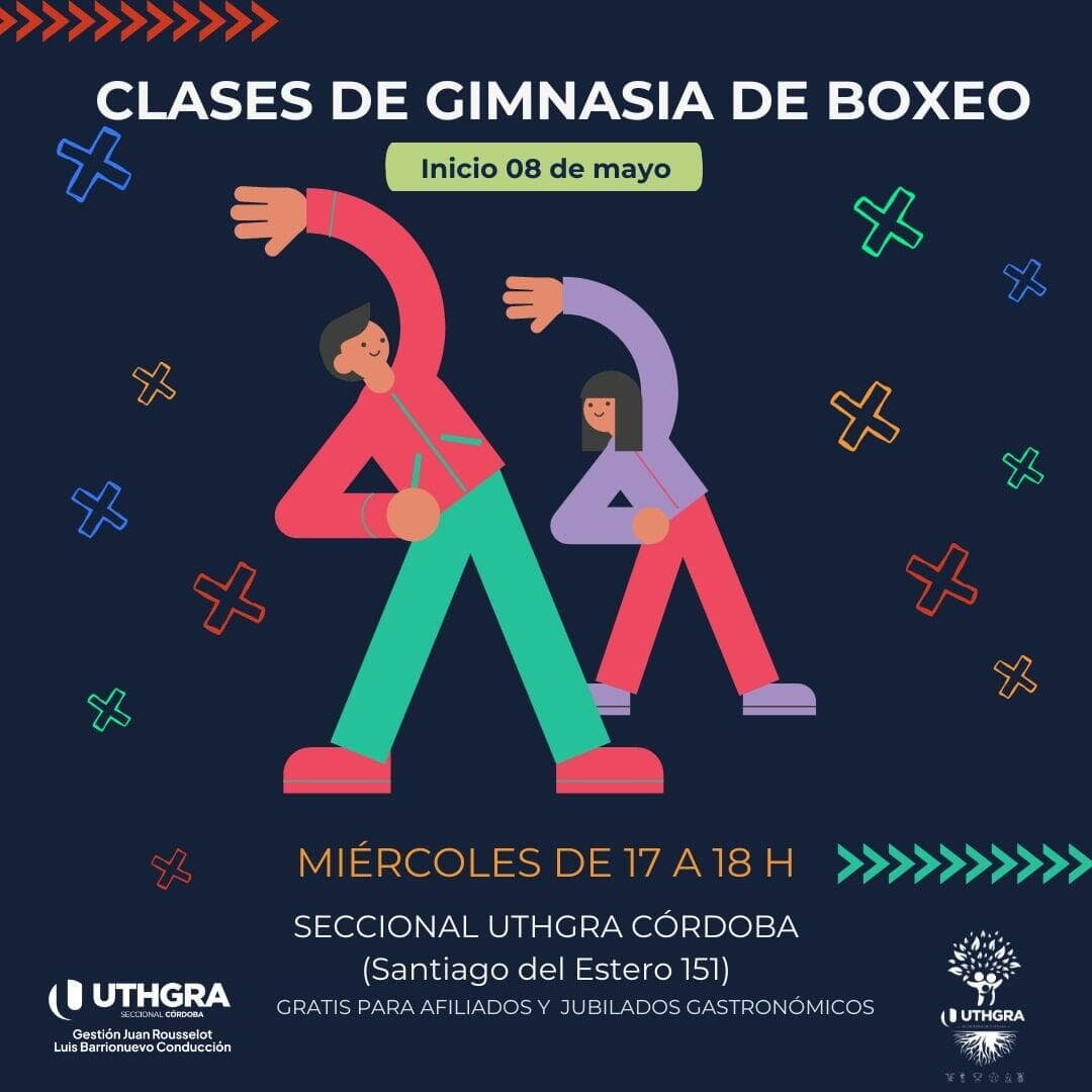 Clases de Gimnasia de Boxeo en UTHGRA Córdoba